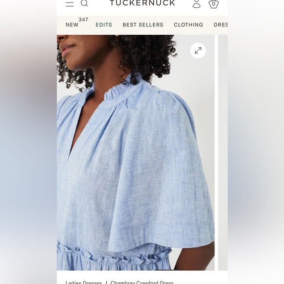 Tuckernuck Chambray Crawford Dress, size XL - Picture 5 of 8